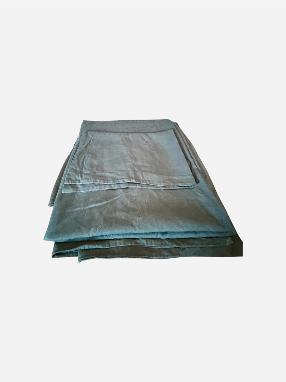ITALIAN TEXTURED “HEAVY”WEAVE LINEN AND COTTON CUSTOM DUVET COVER AND SHAMS